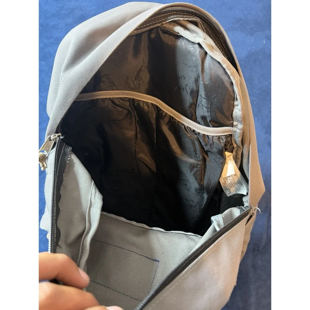 JanSport Right Pack Backpack Gray Suede Bottom Mens Bag